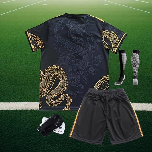 Football Kids Kit Dragon Edition – Inspired Soccer Jersey Set | Kids & Adults Sizes