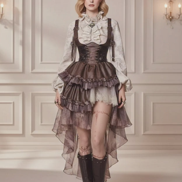 Steampunk Victorian Airship Captain Costume